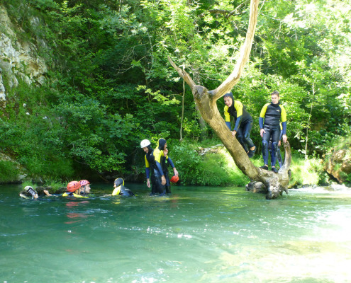 Randonnée aquatique dans la Vis