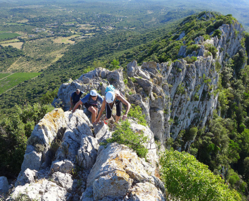 Arête pic St Loup