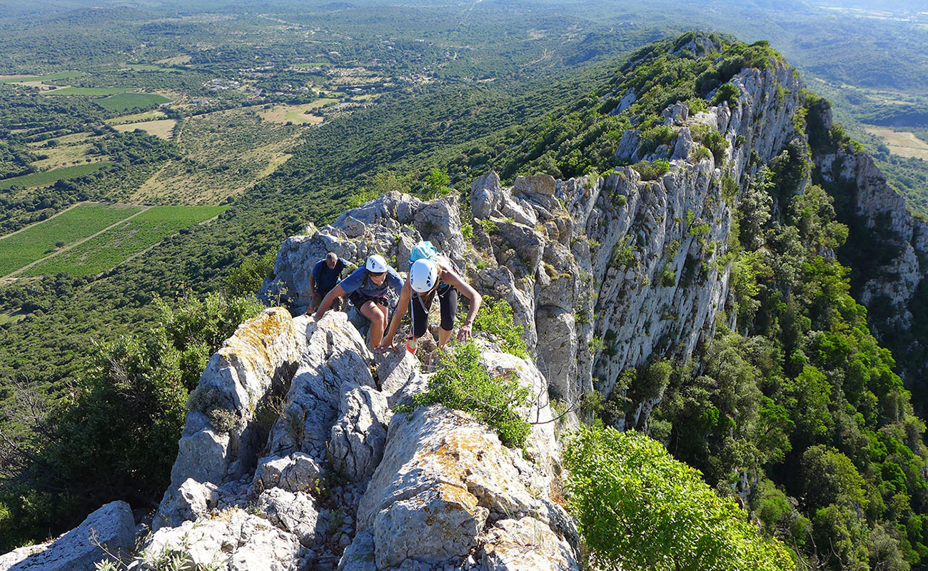Arête pic St Loup